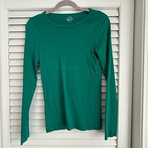 J. Crew Size L Long Sleeve Perfect Tee